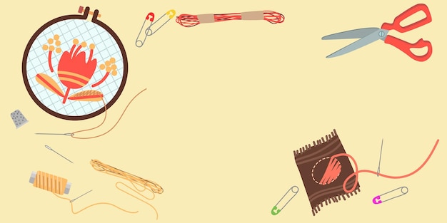 Przykładowy zestaw do haftu